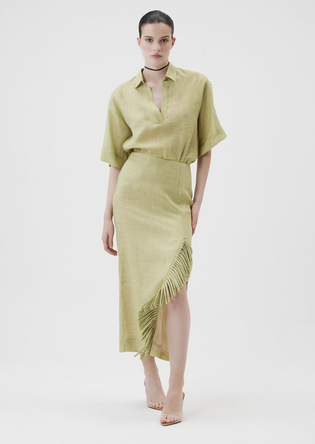 SIMONA CORSELLINI Gonna con frange