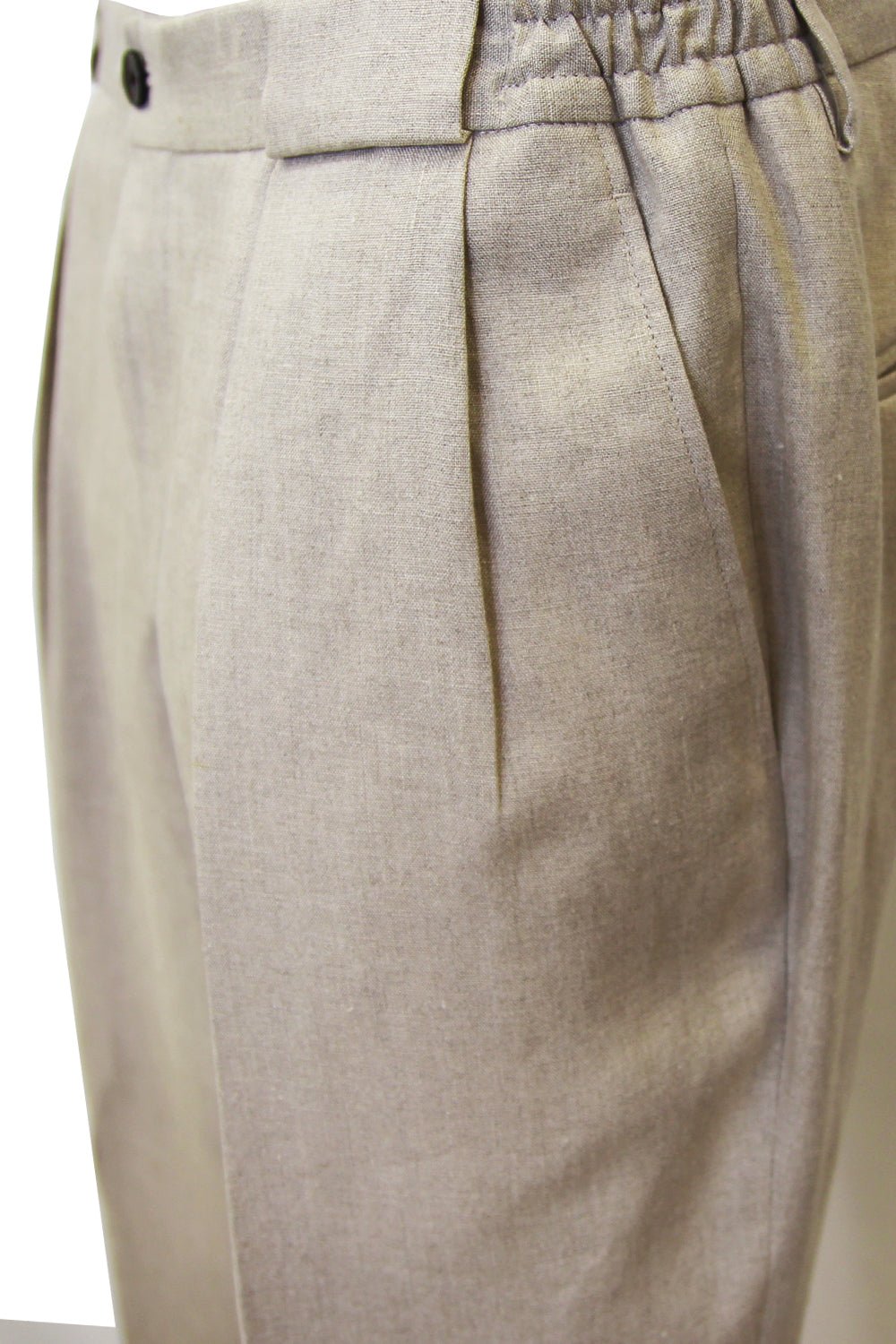 BRIGLIA QUATTRO DECIMI Pantalone in lino con pences