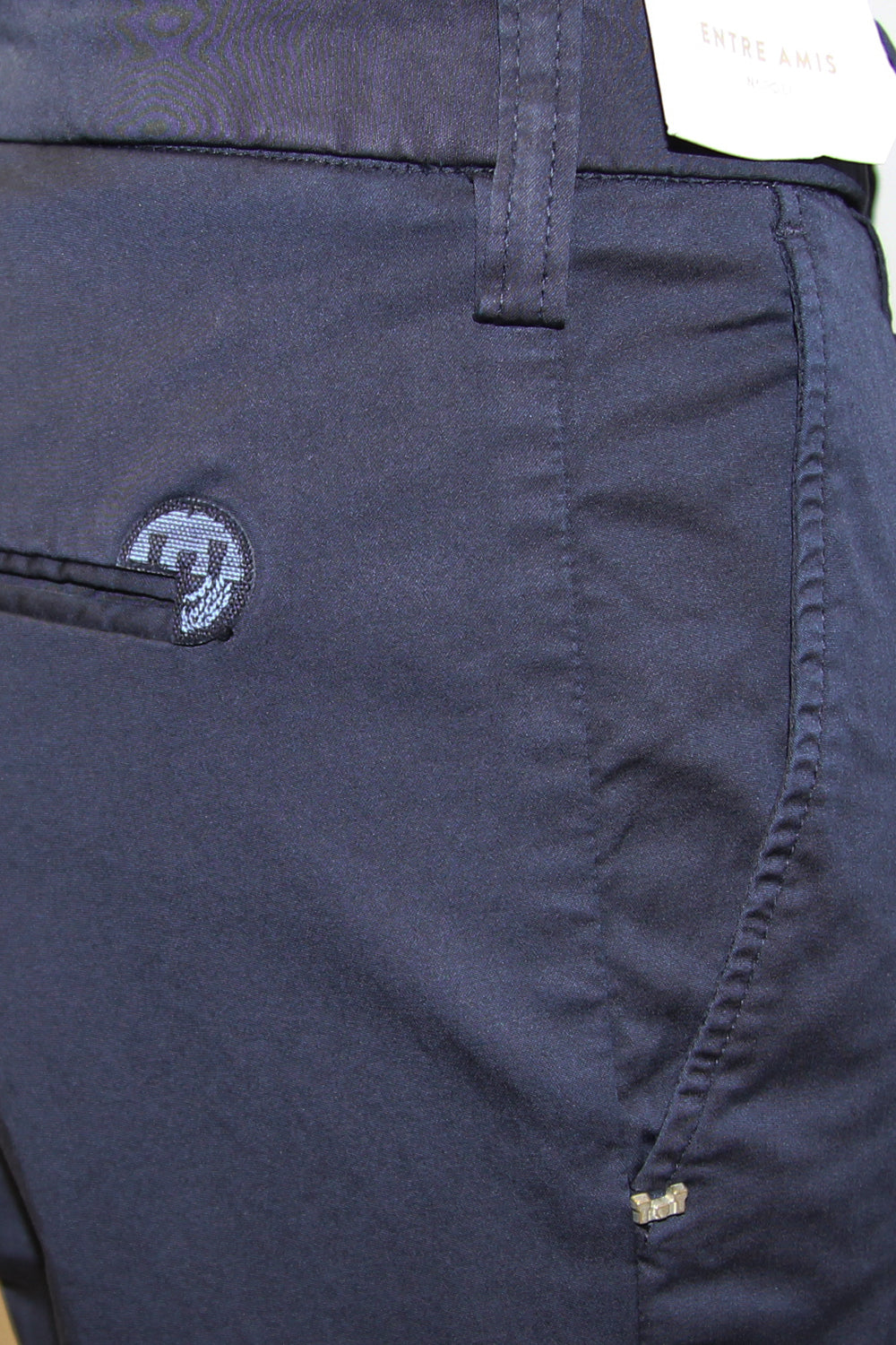 ENTRE AMIS Pantalone in raso di cotone ENTRE AMIS