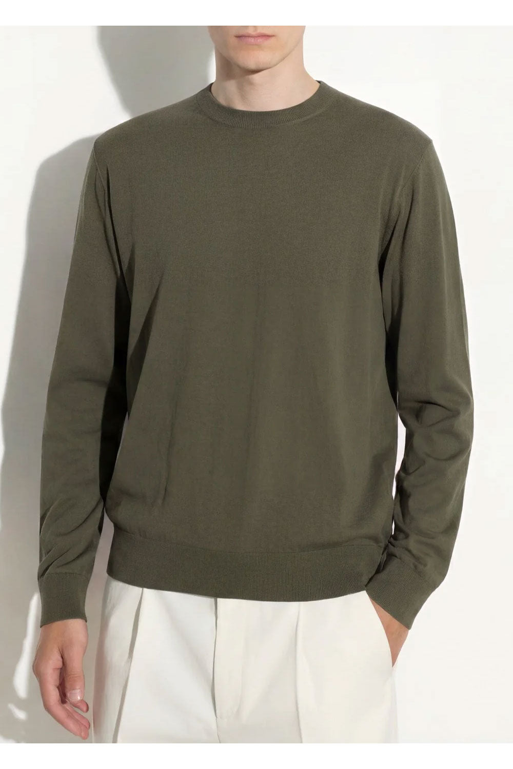 PAOLO PECORA Maglia girocollo in cotone