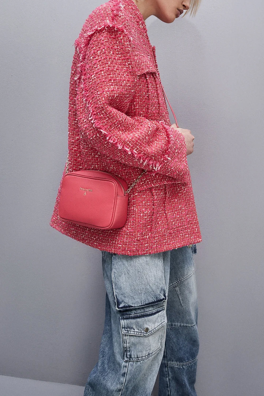 PATRIZIA PEPE Camera Bag in pelle con tracolla Handbags PATRIZIA PEPE