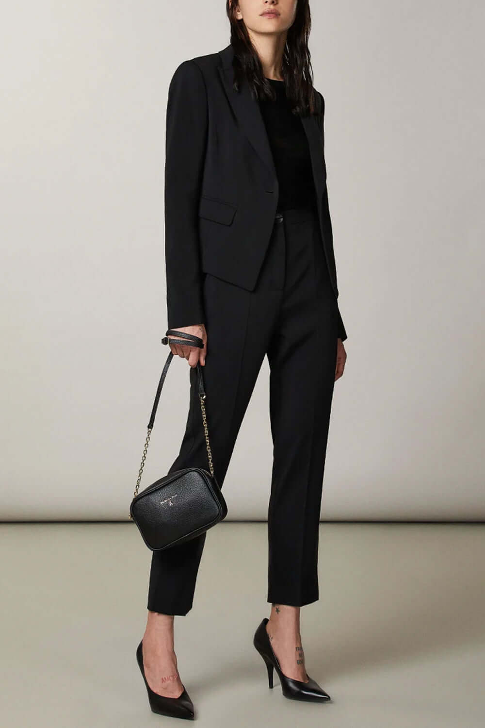 PATRIZIA PEPE Borsa con tracolla in pelle Uncategorized PATRIZIA PEPE