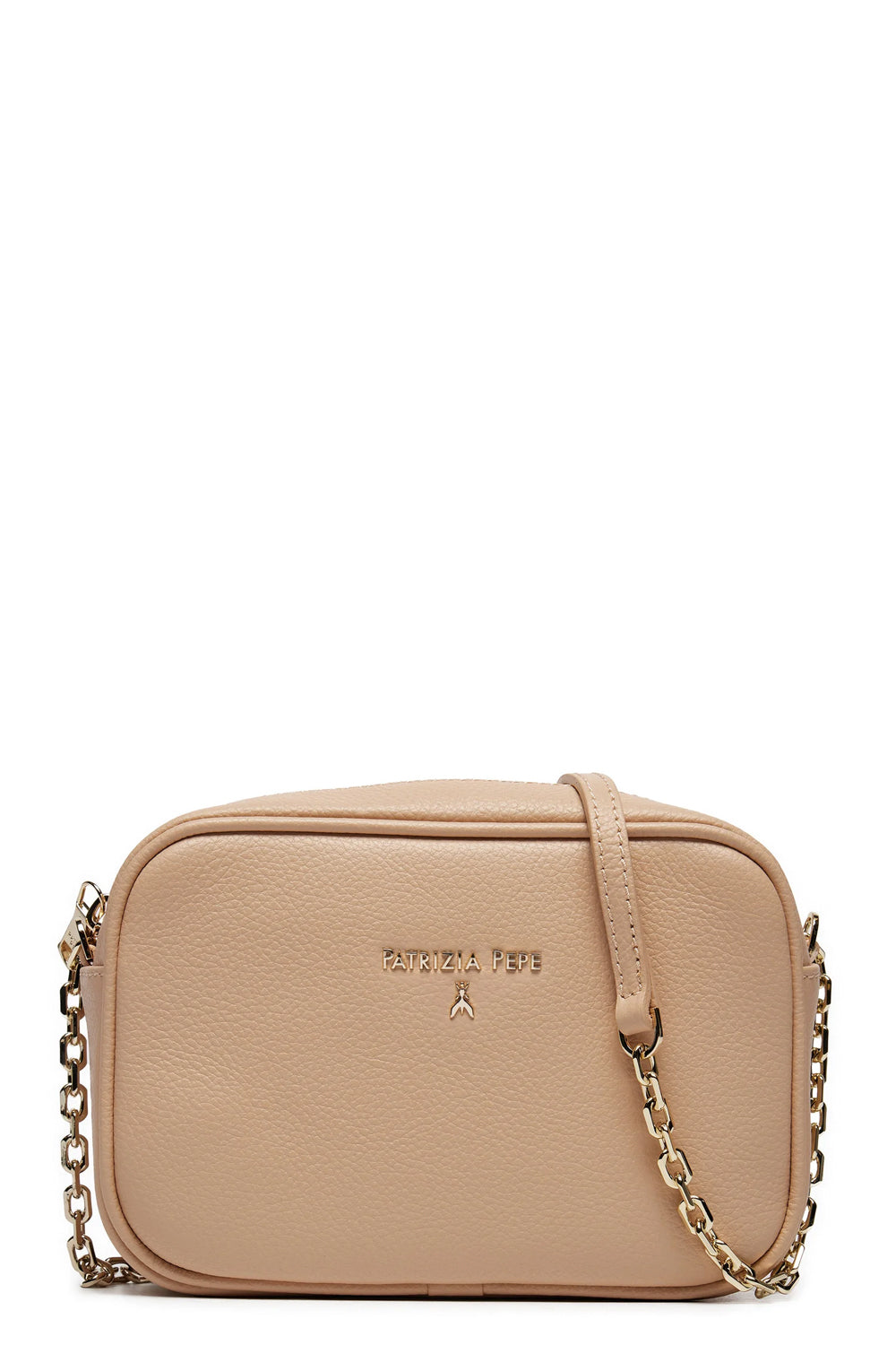 PATRIZIA PEPE Camera Bag in pelle con tracolla