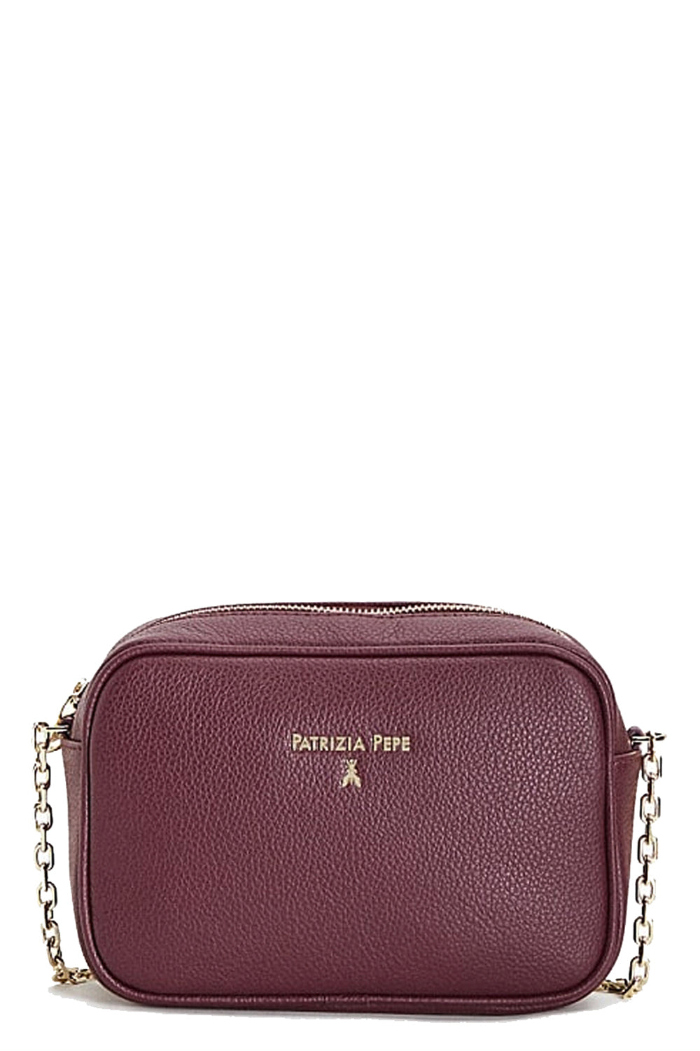 PATRIZIA PEPE Camera Bag in pelle con tracolla