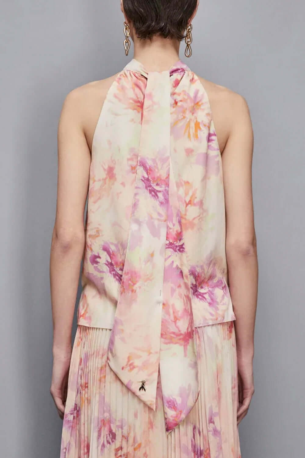 PATRIZIA PEPE Camicia top in georgette Uncategorized PATRIZIA PEPE