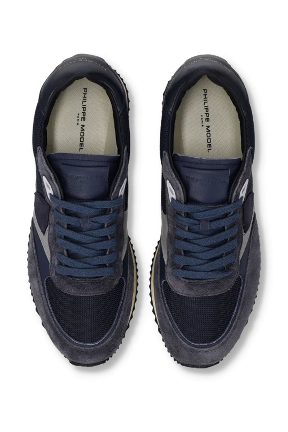 PHILIPPE MODEL Sneakers Blville Uomo Blu Grigio