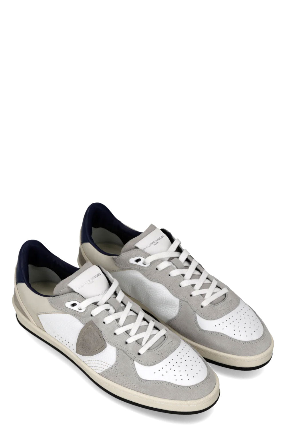 PHILIPPE MODEL Sneakers Pgal Uomo Bianco Grigio Blu