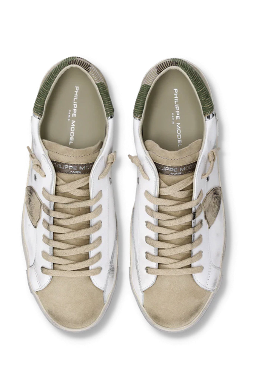PHILIPPE MODEL Sneakers Prsx Uomo Bianco Beige