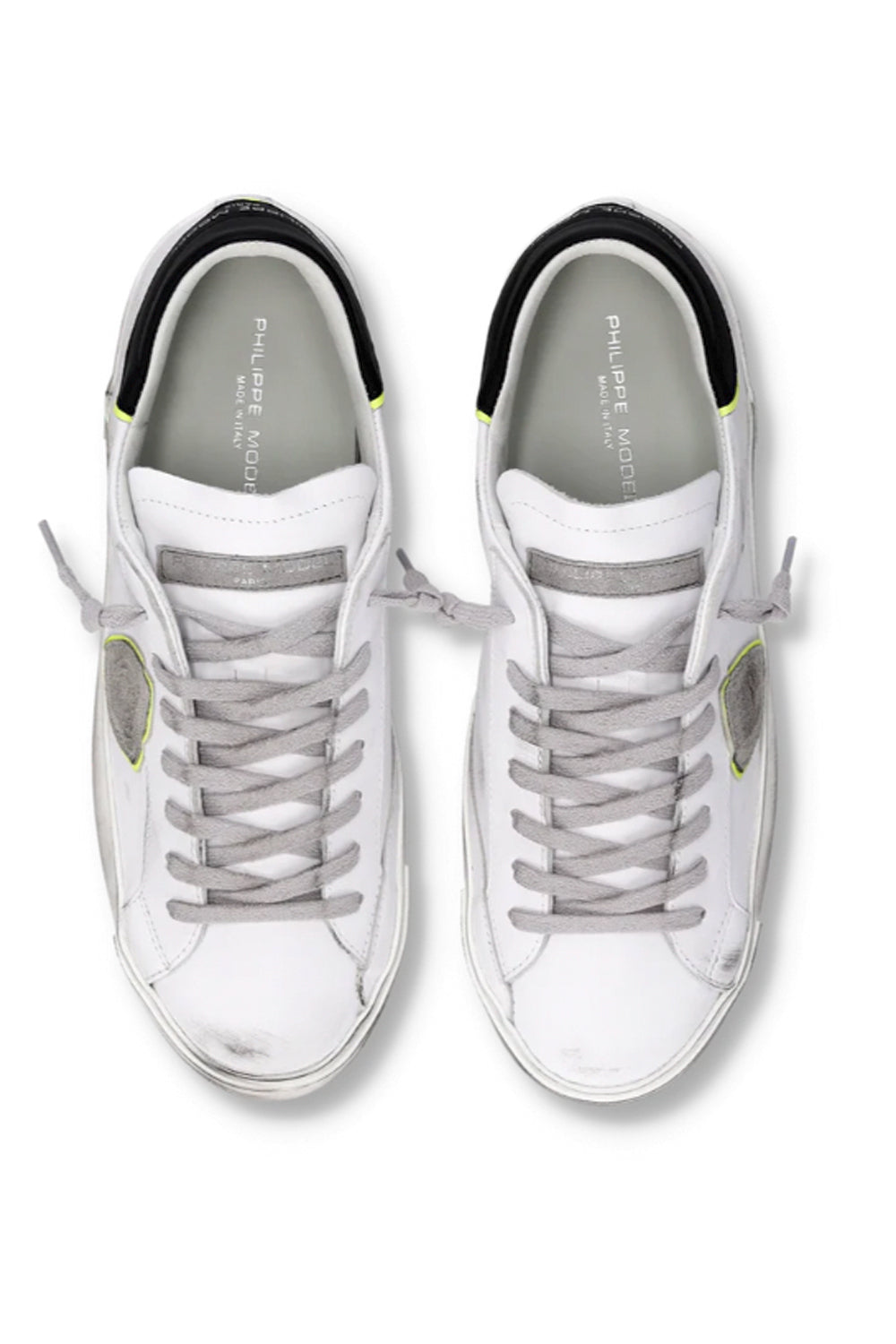 PHILIPPE MODEL Sneakers Prsx Uomo Bianco Nero