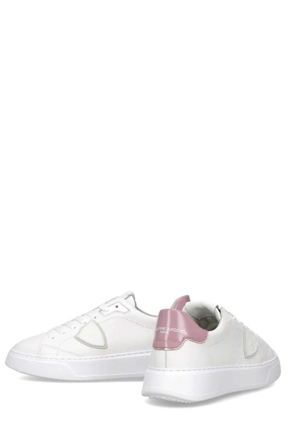 PHILIPPE MODEL Sneakers Temple Donna Bianco Malva