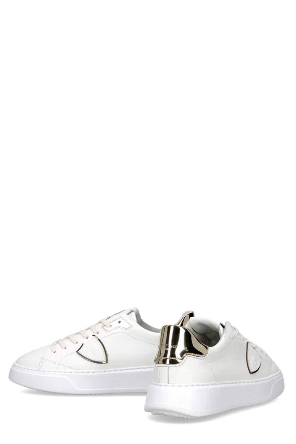 PHILIPPE MODEL Sneakers Temple Donna Bianco Oro