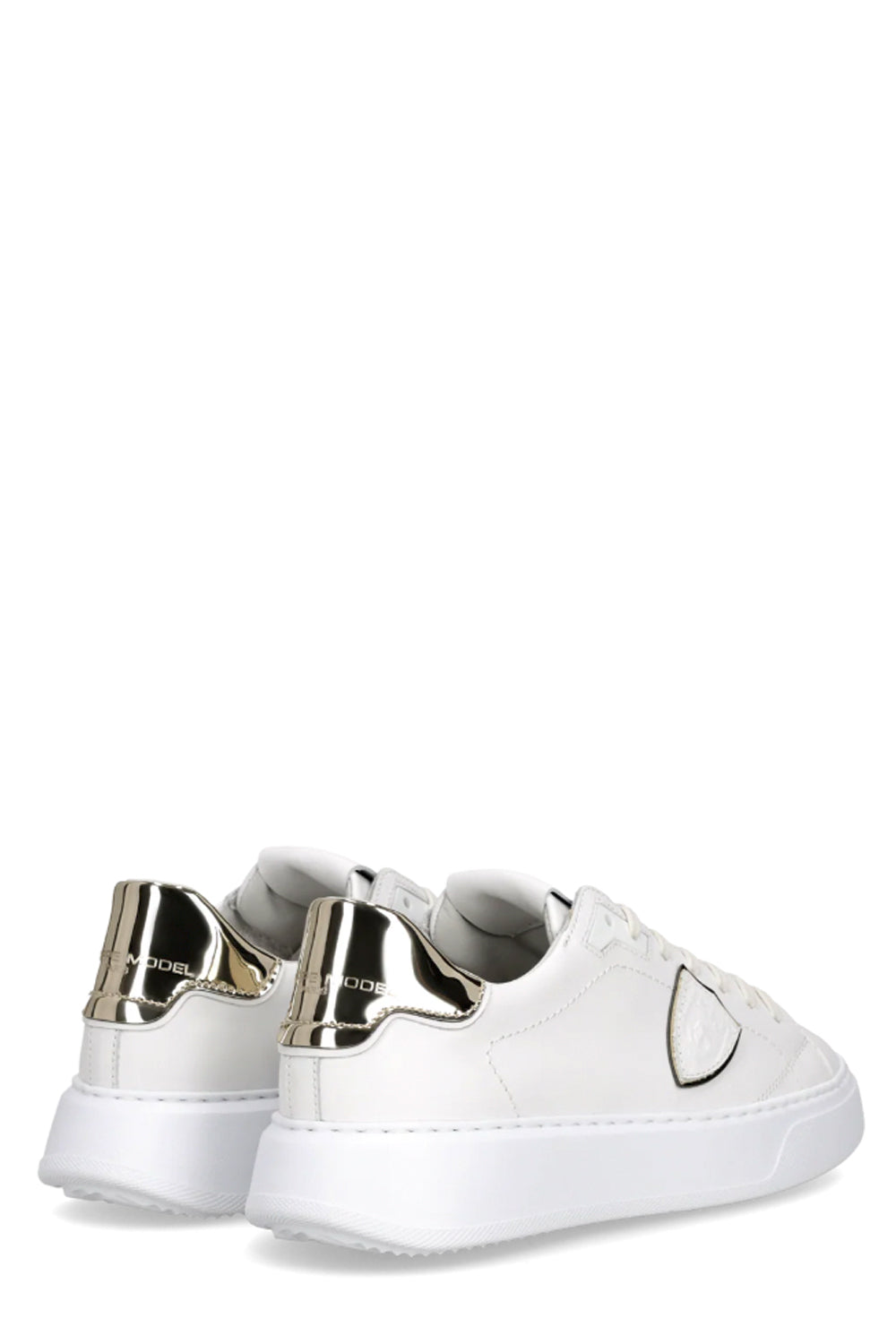 PHILIPPE MODEL Sneakers Temple Donna Bianco Oro