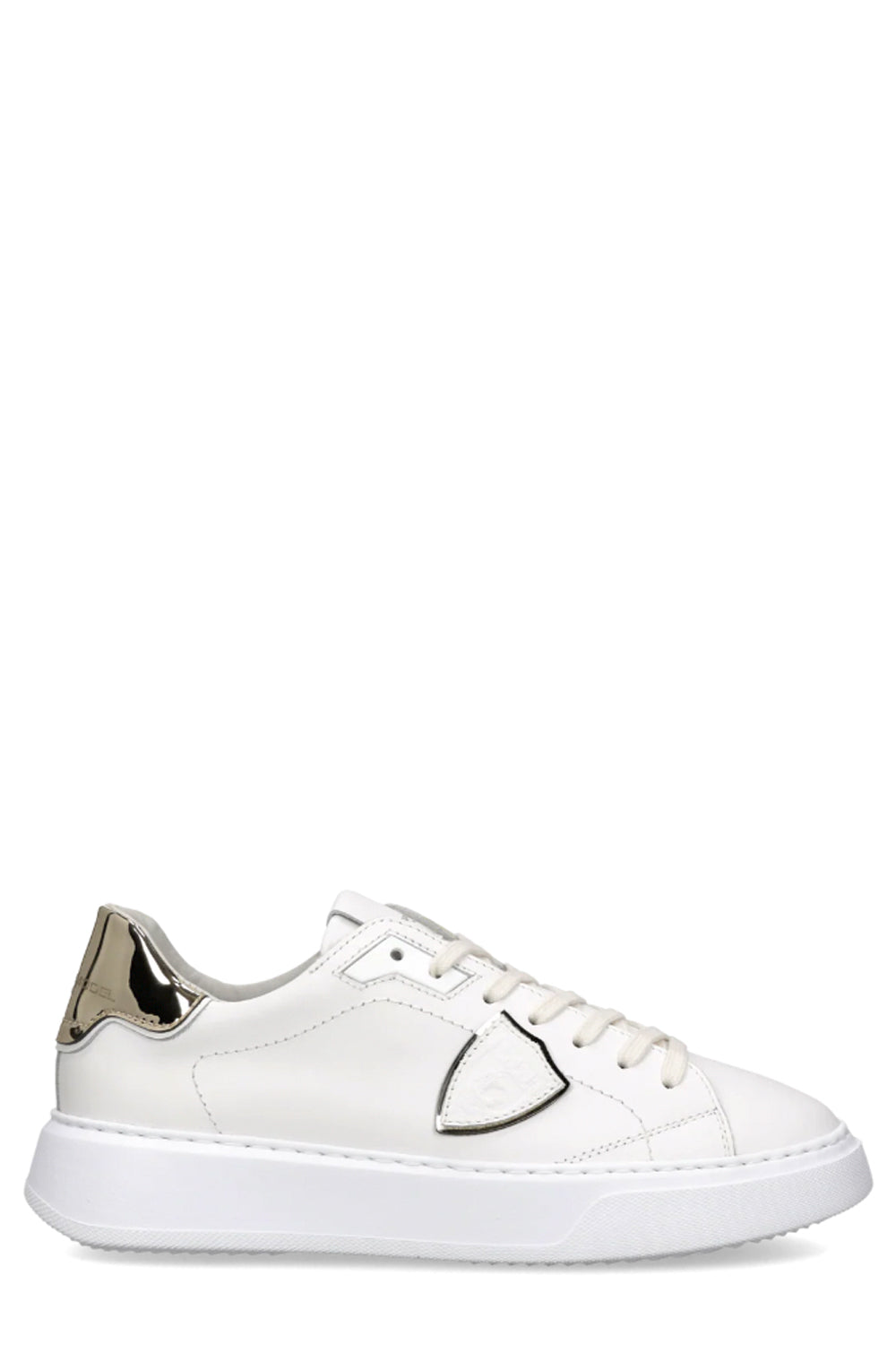 PHILIPPE MODEL Sneakers Temple Donna Bianco Oro