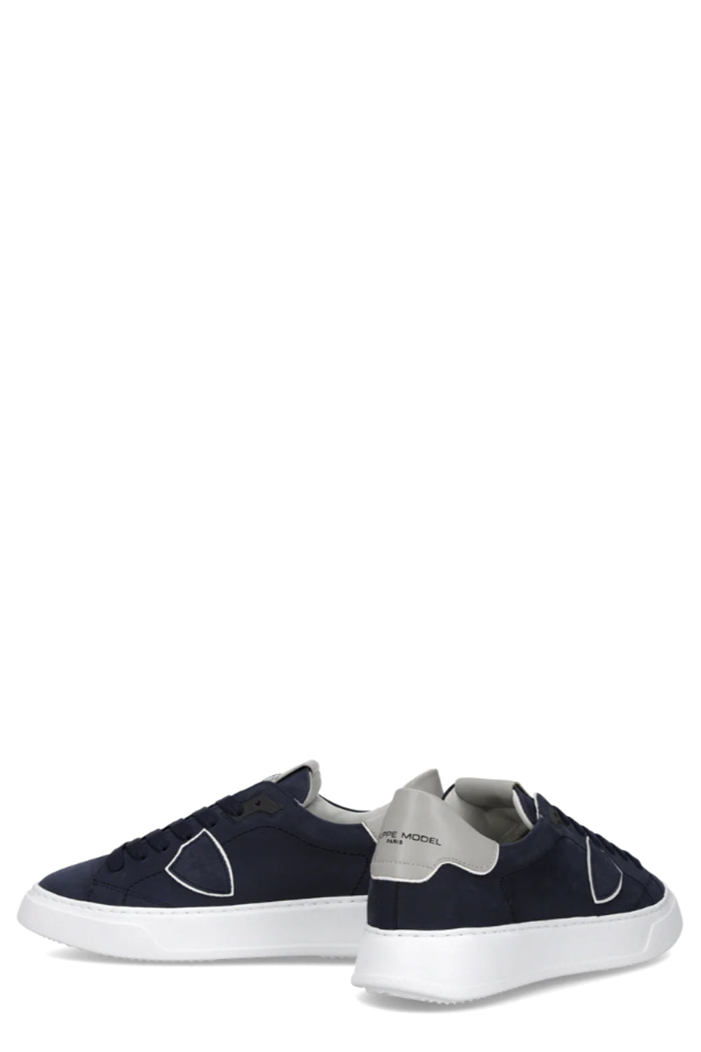 PHILIPPE MODEL Sneakers Temple Uomo Bianco Blu Grigio