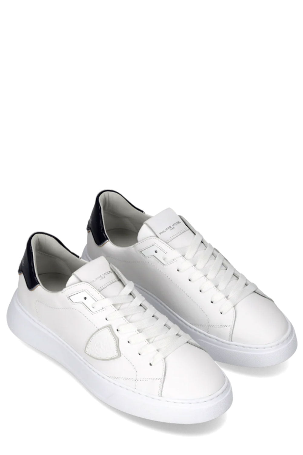 PHILIPPE MODEL Sneakers Temple Uomo Bianco Blu Oceano
