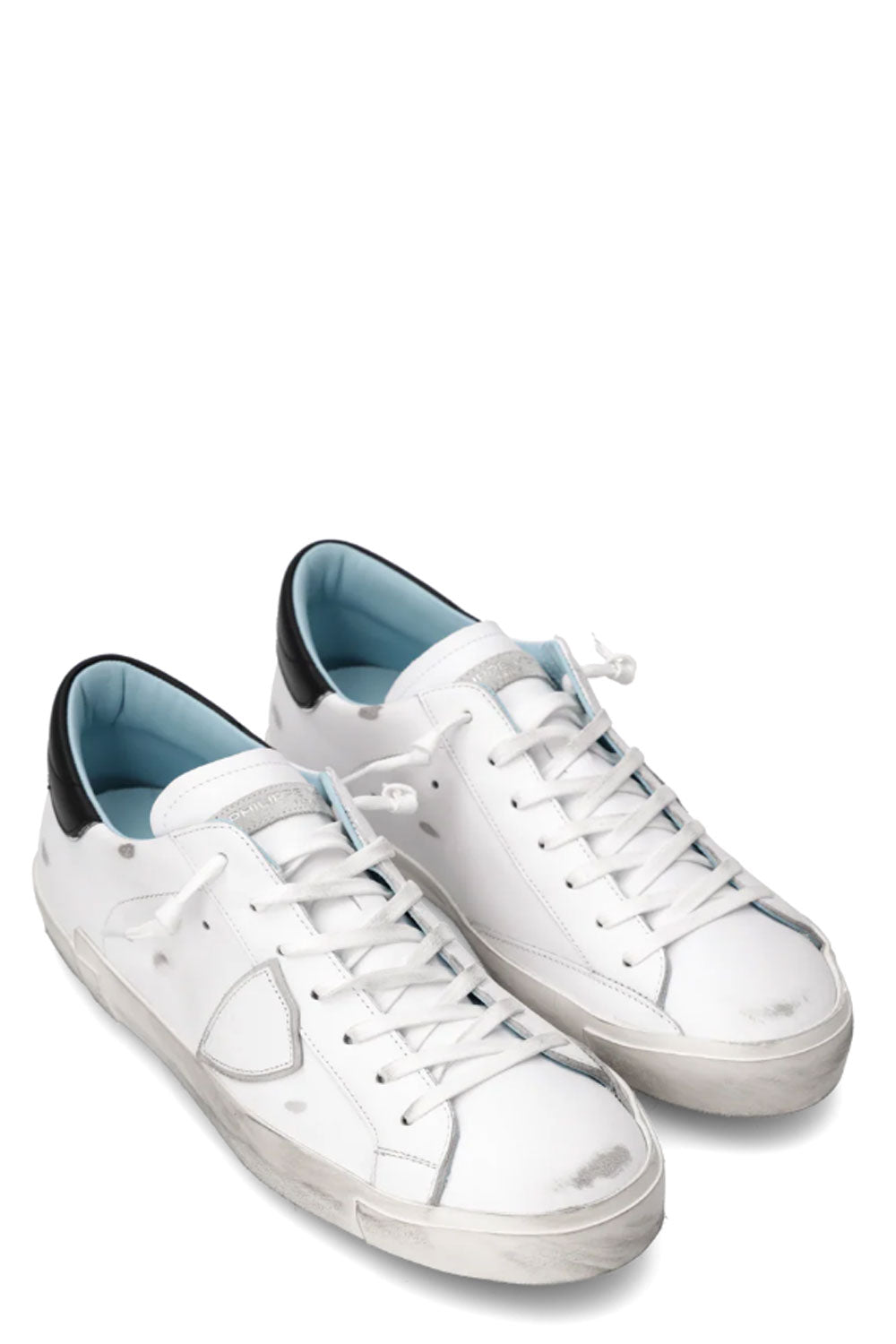 PHILIPPE MODEL Sneaker bassa Prsx Uomo bianco e nero