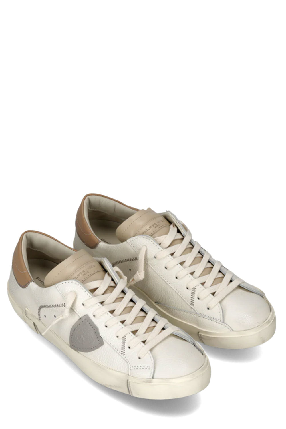 PHILIPPE MODEL Sneakers Prsx Uomo Latte Fango