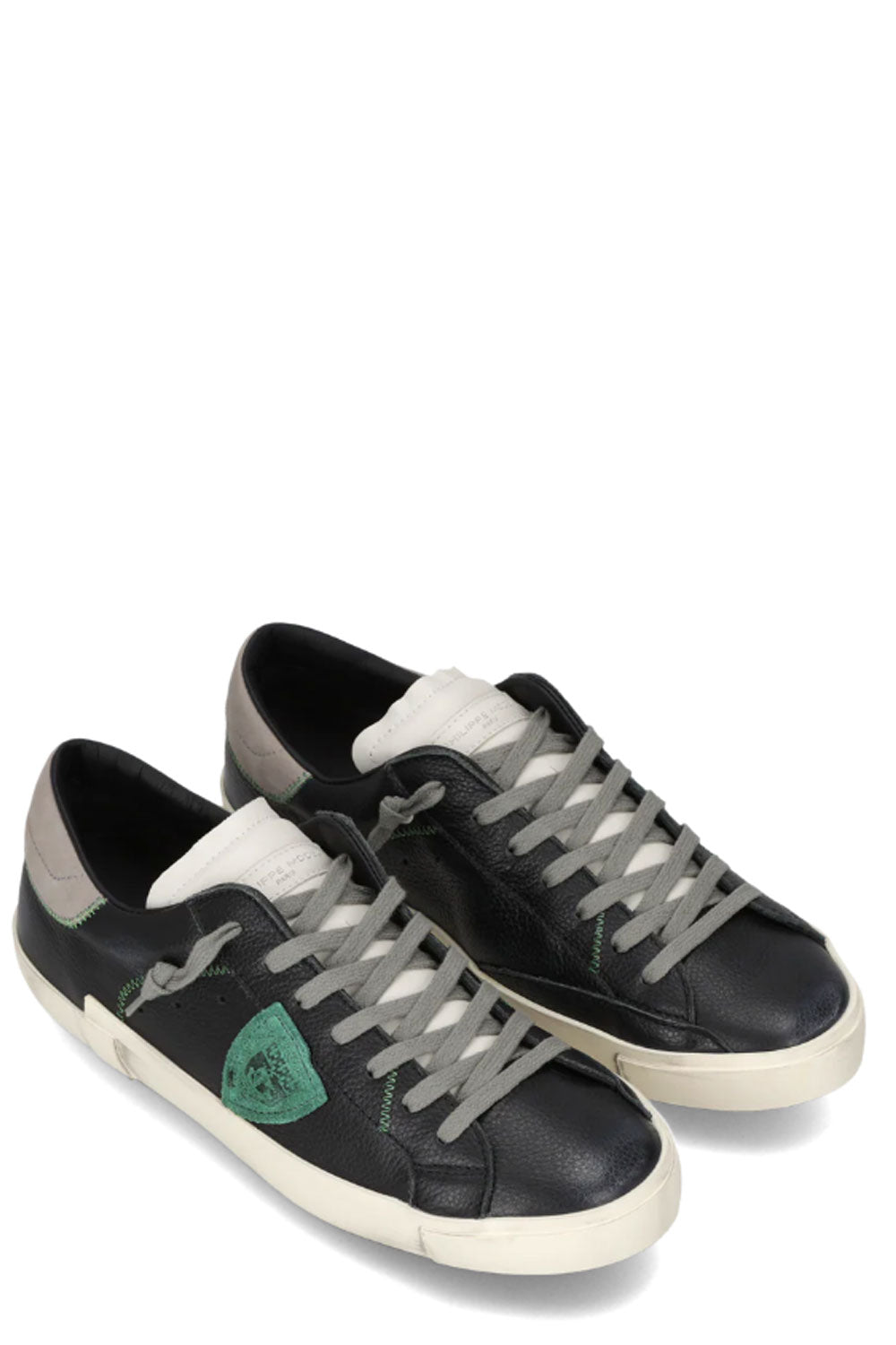 PHILIPPE MODEL Sneakers Prsx Uomo Nero Verde