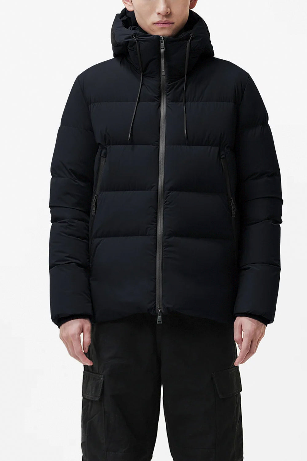 DUNO Giubbotto Jump packable in tessuto bi-stretch