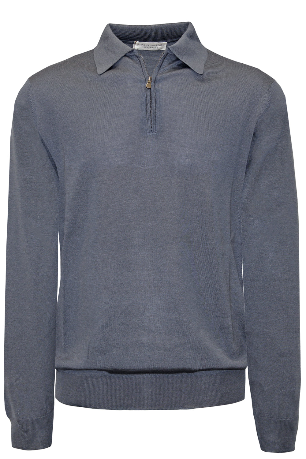 FILIPPO DE LAURENTIIS Polo in lana con zip Uncategorized FILIPPO DE LAURENTIIS