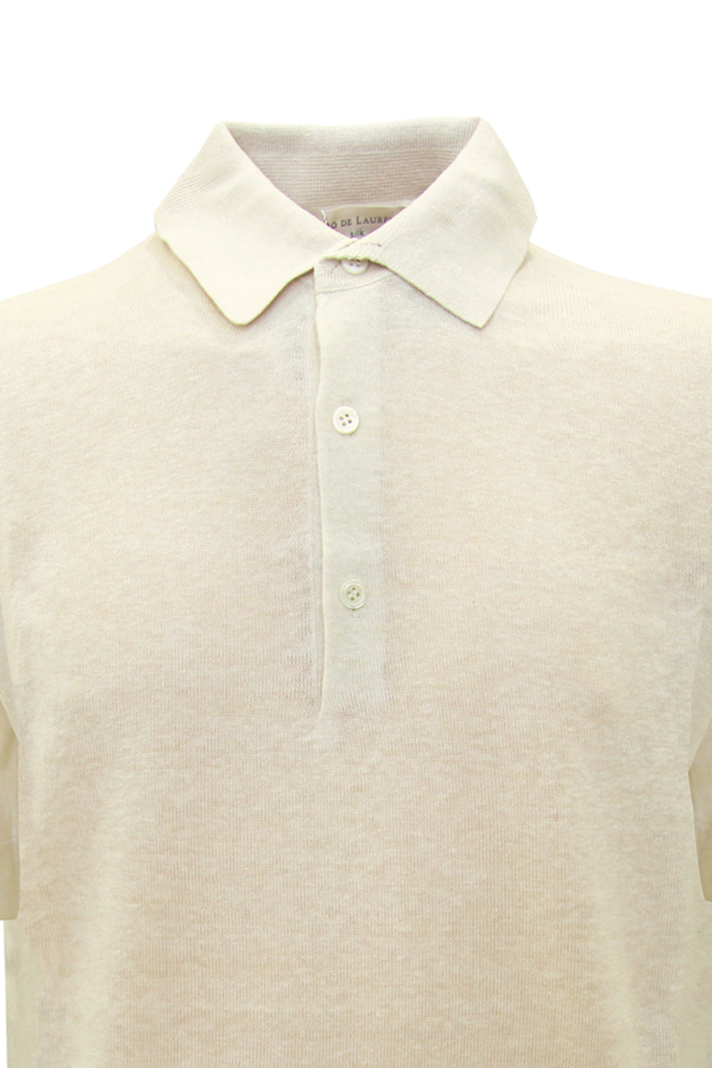 FILIPPO DE LAURENTIIS Polo in lino e cotone Clothing FILIPPO DE LAURENTIIS