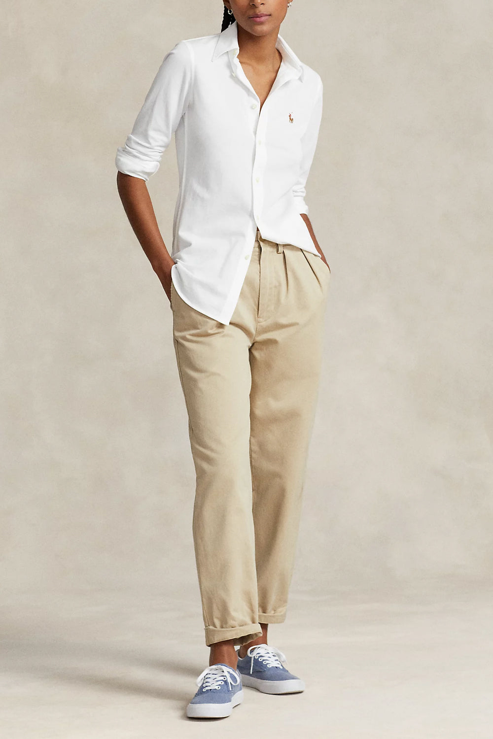 POLO RALPH LAUREN Camicia Oxford in cotone Slim-Fit Uncategorized POLO RALPH LAUREN