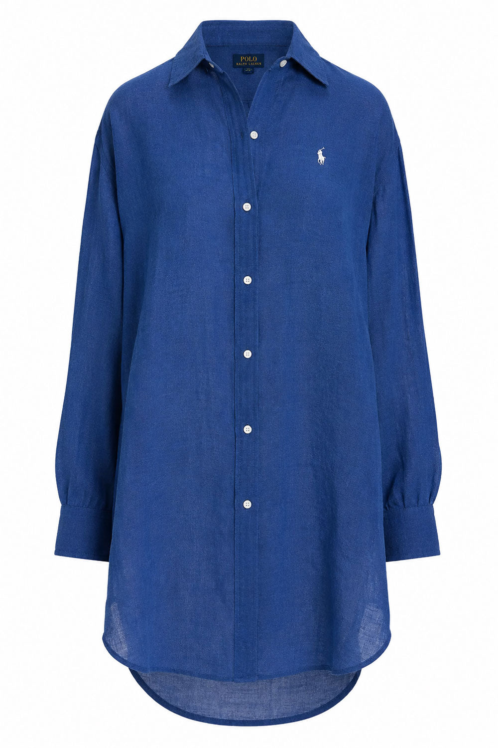 POLO RALPH LAUREN Camicia boyfriend in lino e cotone