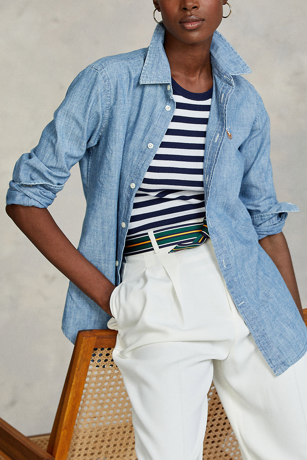 POLO RALPH LAUREN Camicia in cotone Classic Fit Uncategorized POLO RALPH LAUREN