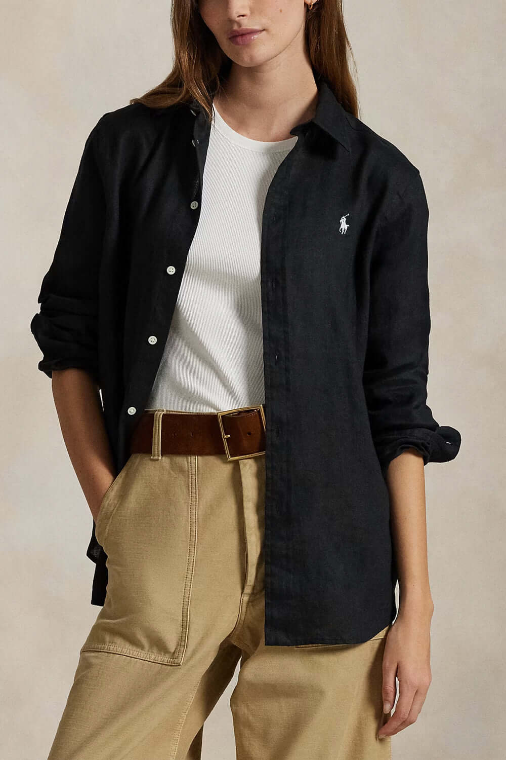 POLO RALPH LAUREN Camicia in lino Classic-Fit Uncategorized POLO RALPH LAUREN