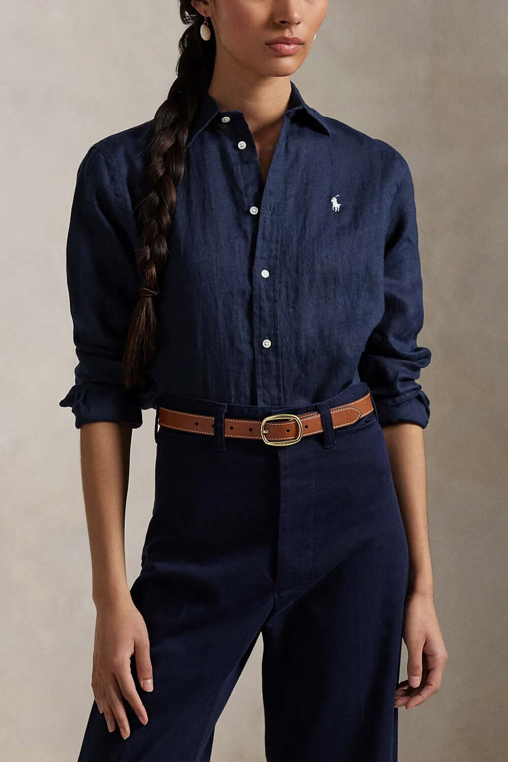 POLO RALPH LAUREN Camicia in lino Classic-Fit Uncategorized POLO RALPH LAUREN