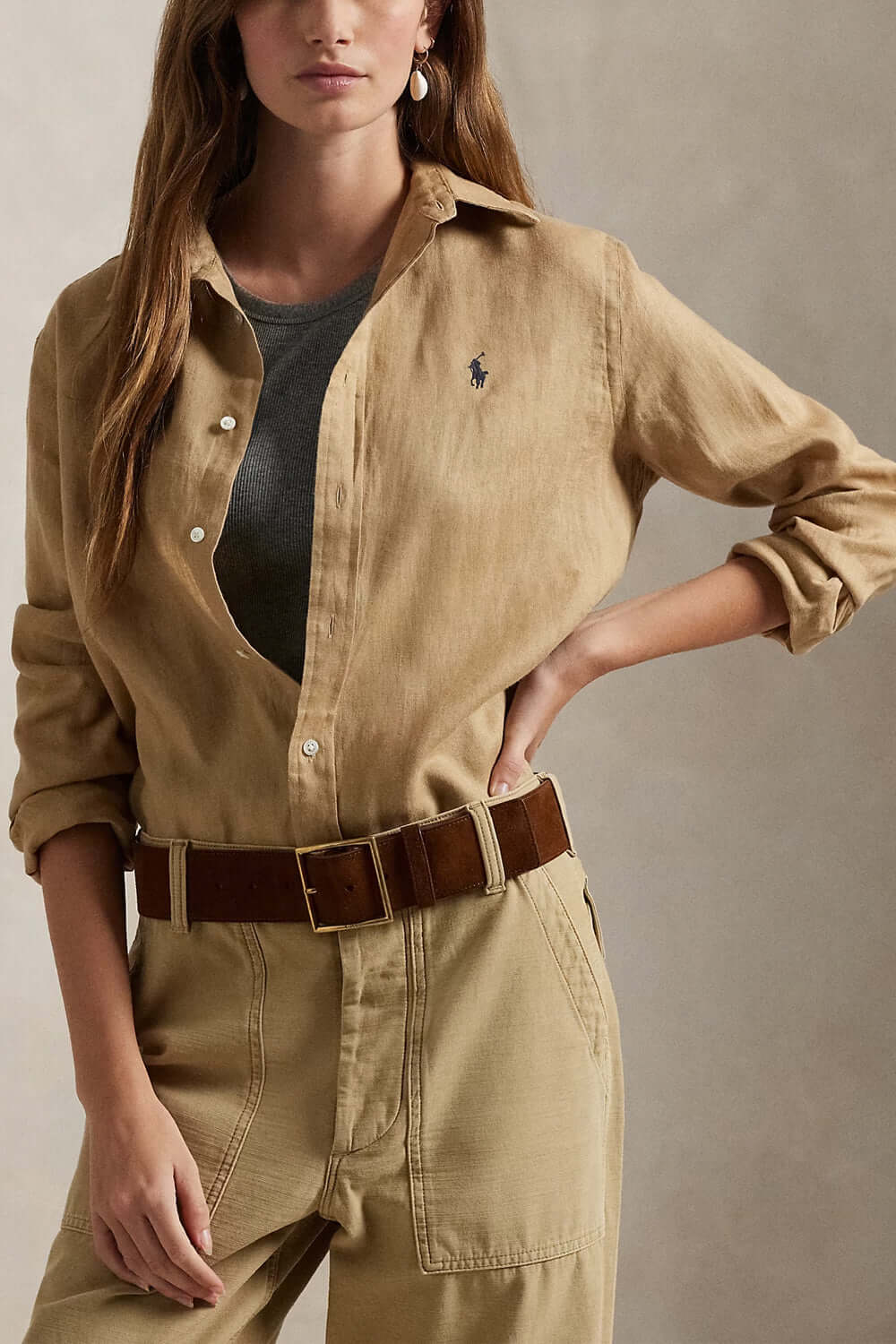 POLO RALPH LAUREN Camicia in lino Classic-Fit Uncategorized POLO RALPH LAUREN