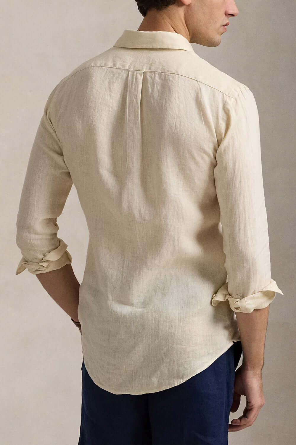 POLO RALPH LAUREN Camicia in lino Custom-Fit Uncategorized POLO RALPH LAUREN