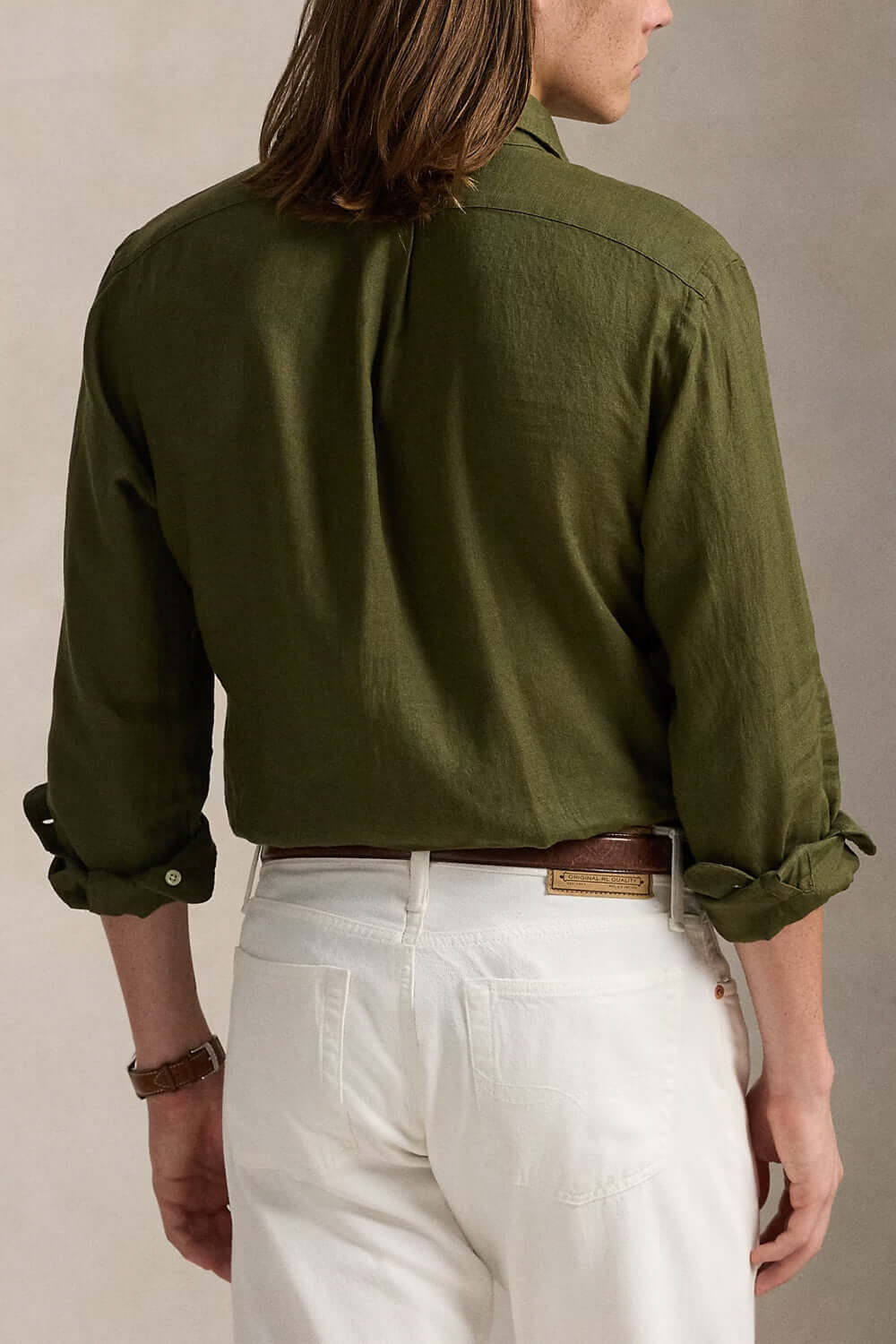 POLO RALPH LAUREN Camicia in lino Custom-Fit Uncategorized POLO RALPH LAUREN