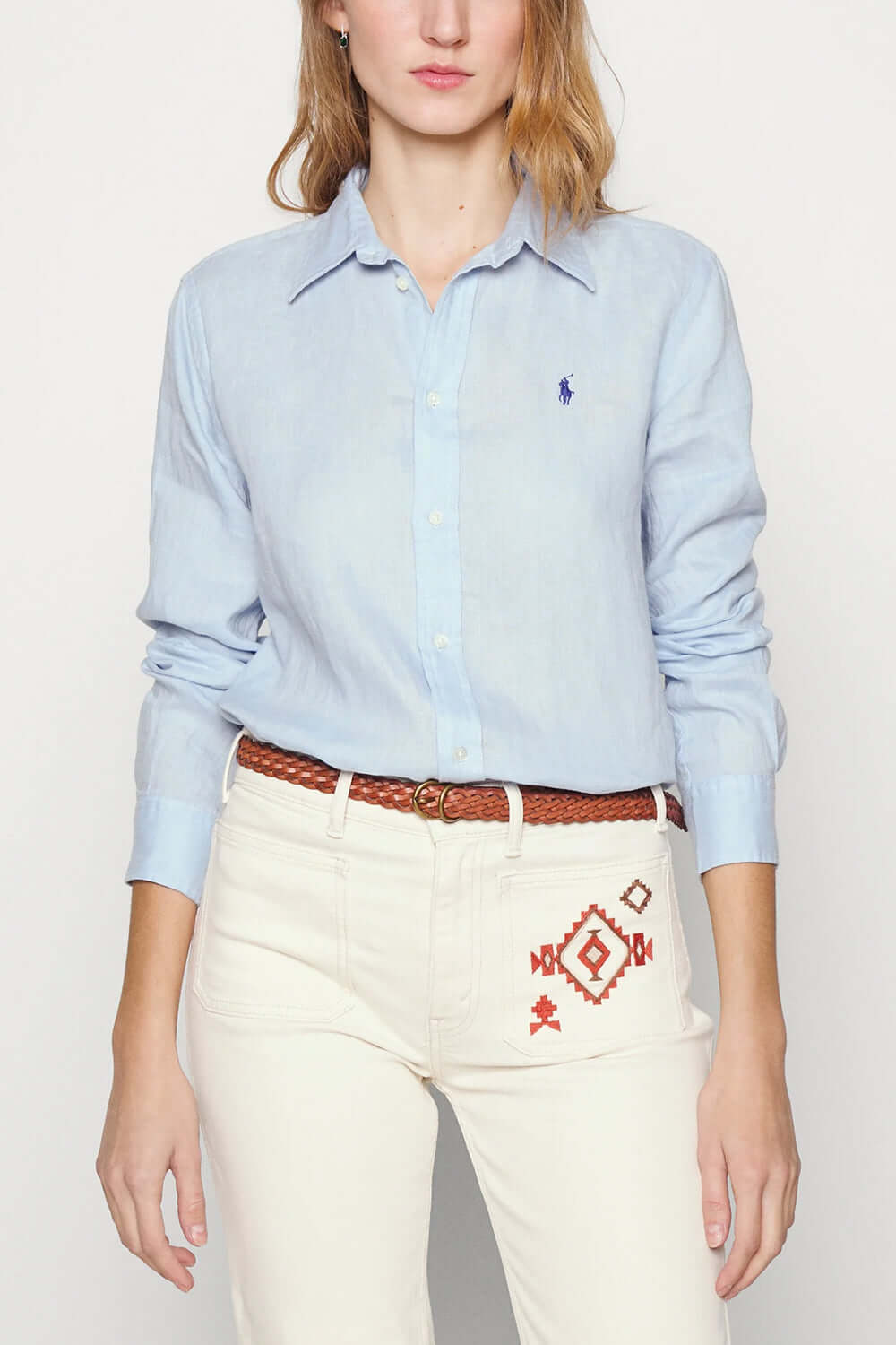 POLO RALPH LAUREN Camicia in lino Relaxed Fit Uncategorized POLO RALPH LAUREN