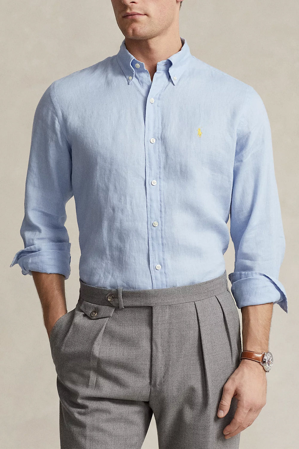 POLO RALPH LAUREN Camicia in lino Slim-Fit POLO RALPH LAUREN