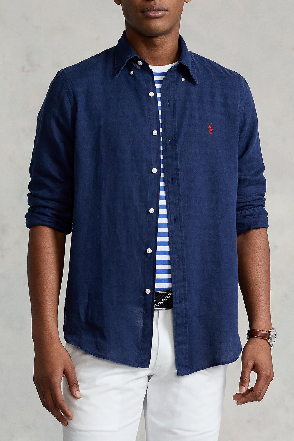 POLO RALPH LAUREN Camicia in lino Slim-Fit