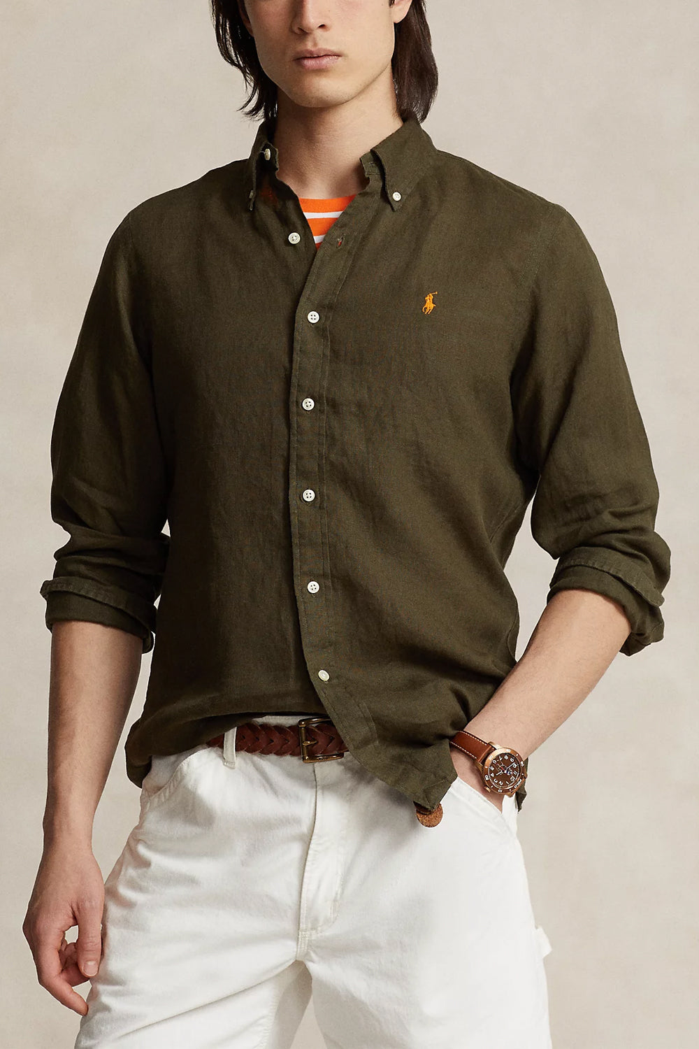 POLO RALPH LAUREN Camicia in lino Slim-Fit POLO RALPH LAUREN