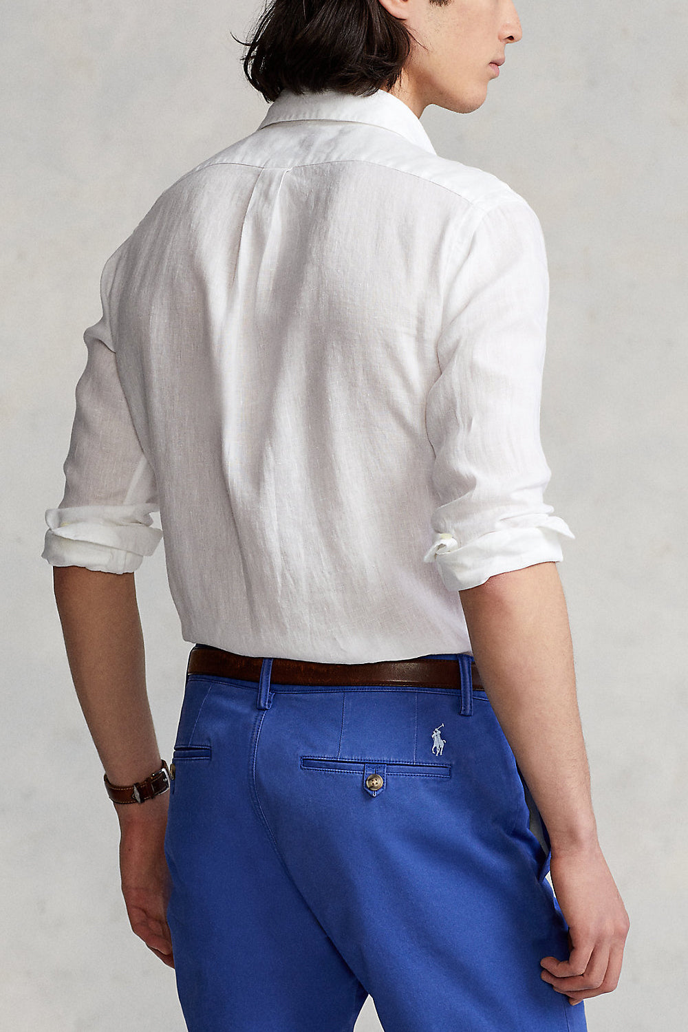 POLO RALPH LAUREN Camicia in lino Slim-Fit