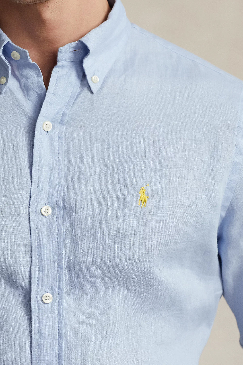 POLO RALPH LAUREN Camicia in lino Slim-Fit