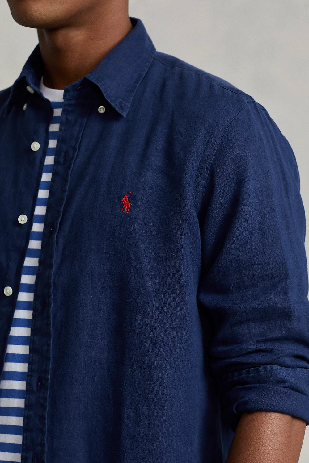 POLO RALPH LAUREN Camicia in lino Slim-Fit