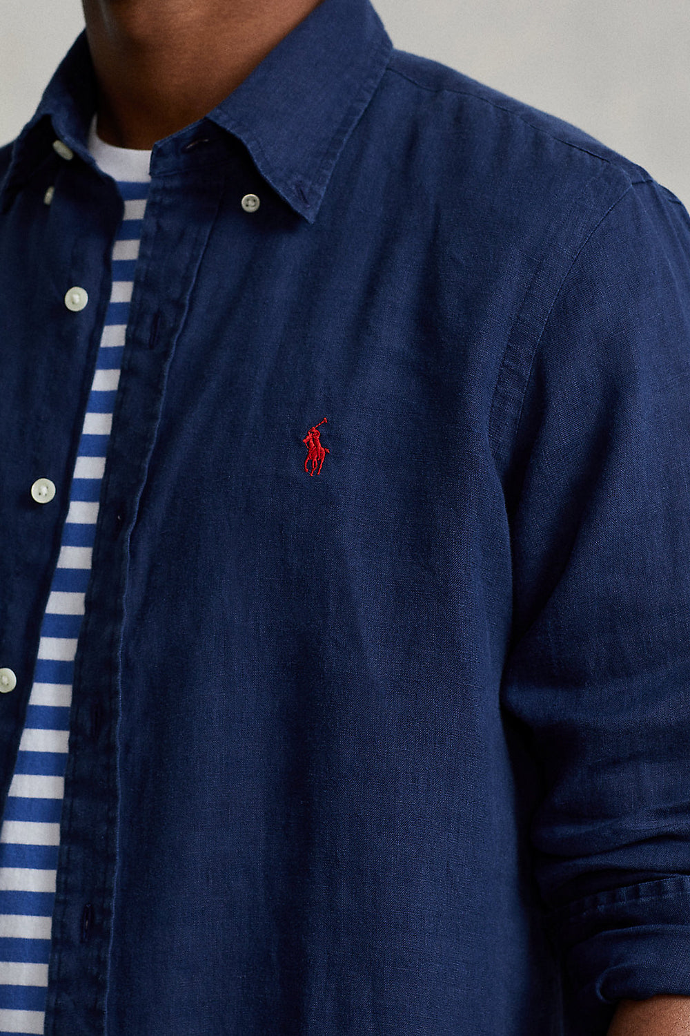 POLO RALPH LAUREN Camicia in lino Slim-Fit