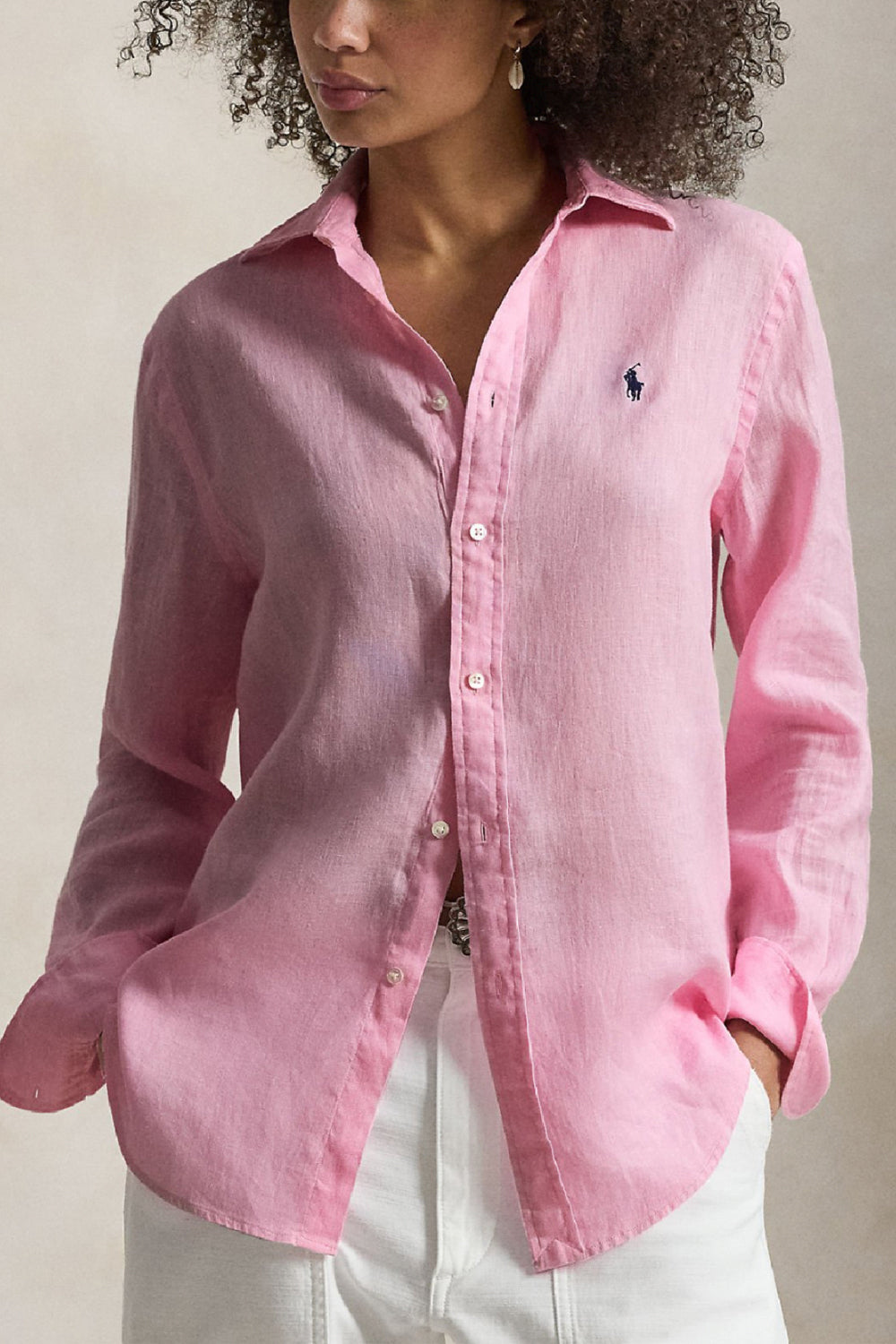 POLO RALPH LAUREN Camicia in lino oversize