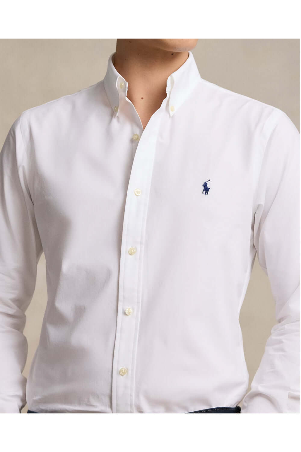 POLO RALPH LAUREN Camicia in popeline stretch Custom-Fit Uncategorized POLO RALPH LAUREN