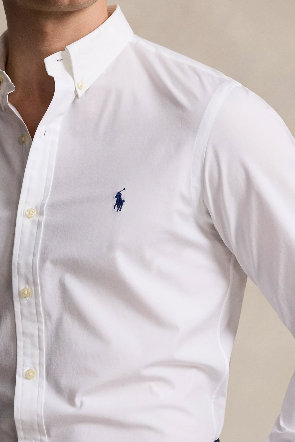 POLO RALPH LAUREN Camicia in popeline stretch Slim-Fit Uncategorized POLO RALPH LAUREN