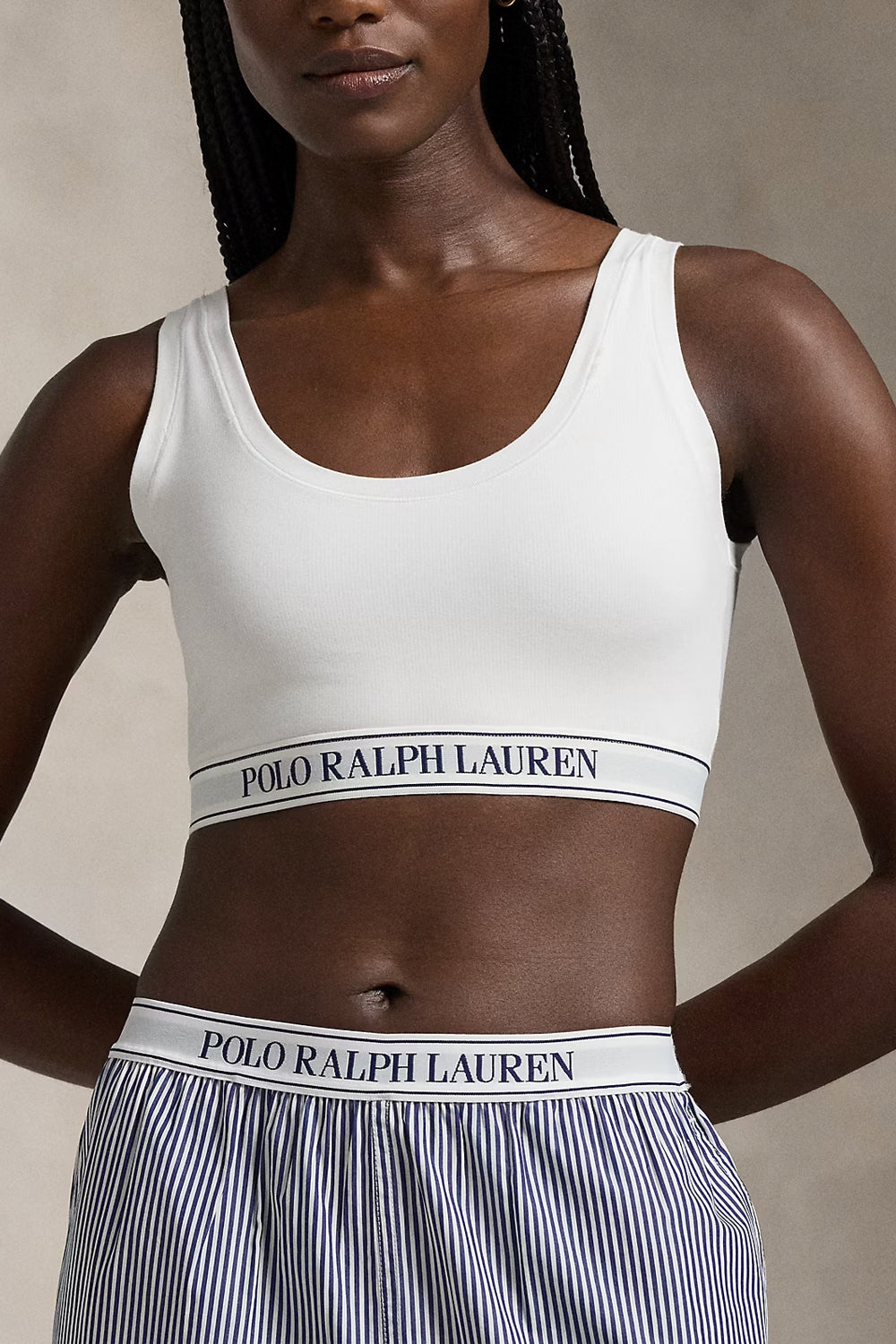 POLO RALPH LAUREN Canotta corta scollo rotondo