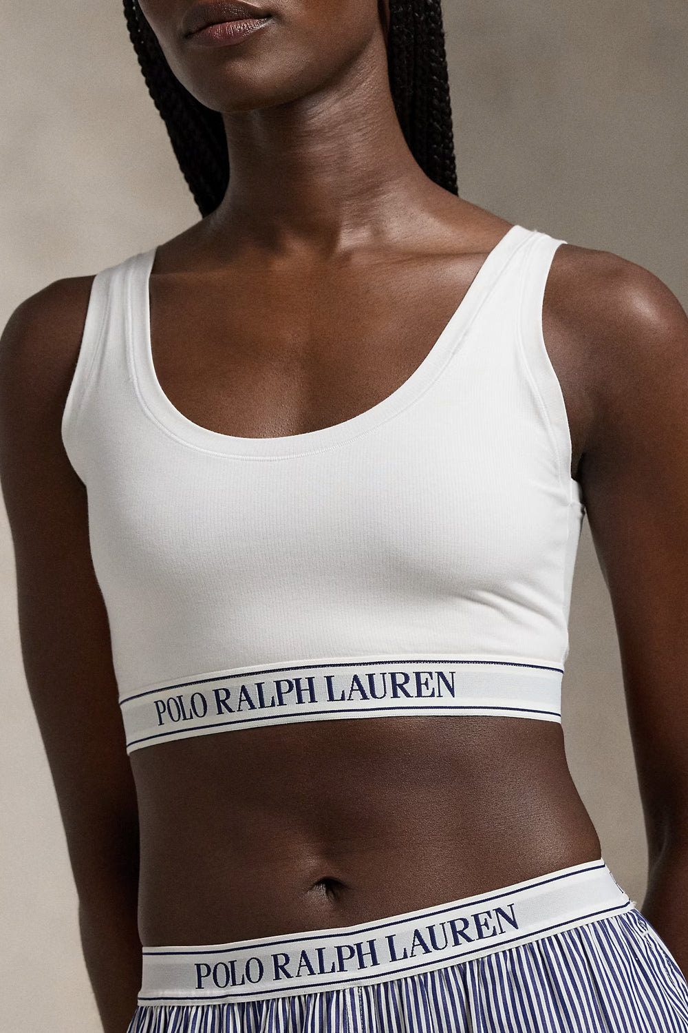 POLO RALPH LAUREN Canotta corta scollo rotondo