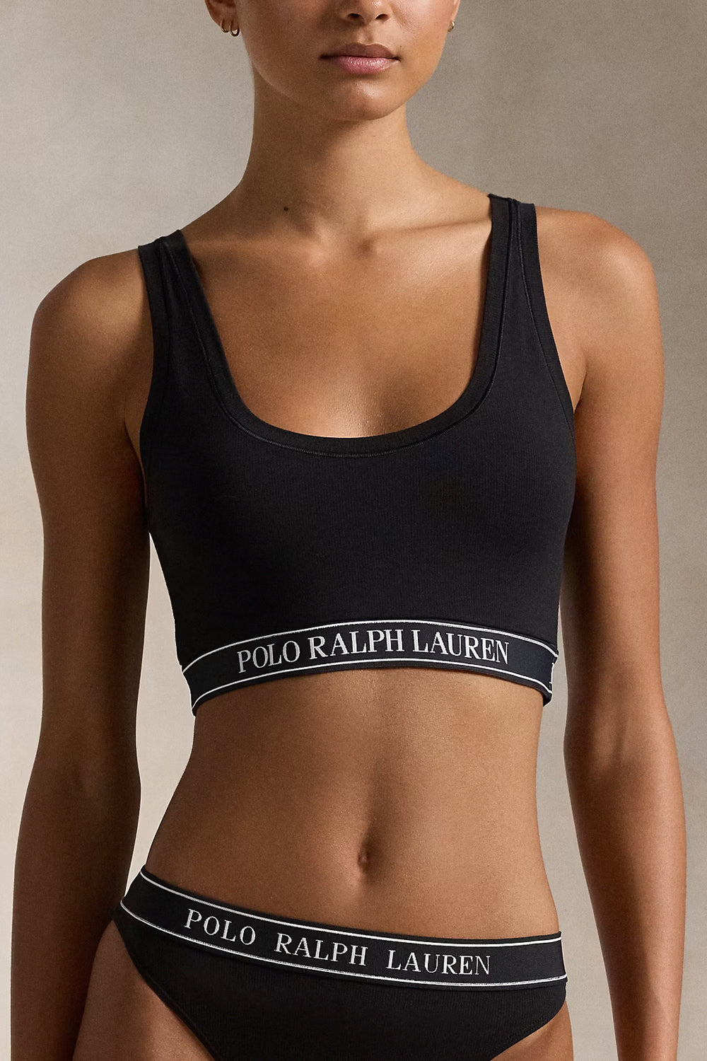 POLO RALPH LAUREN Canotta corta scollo rotondo