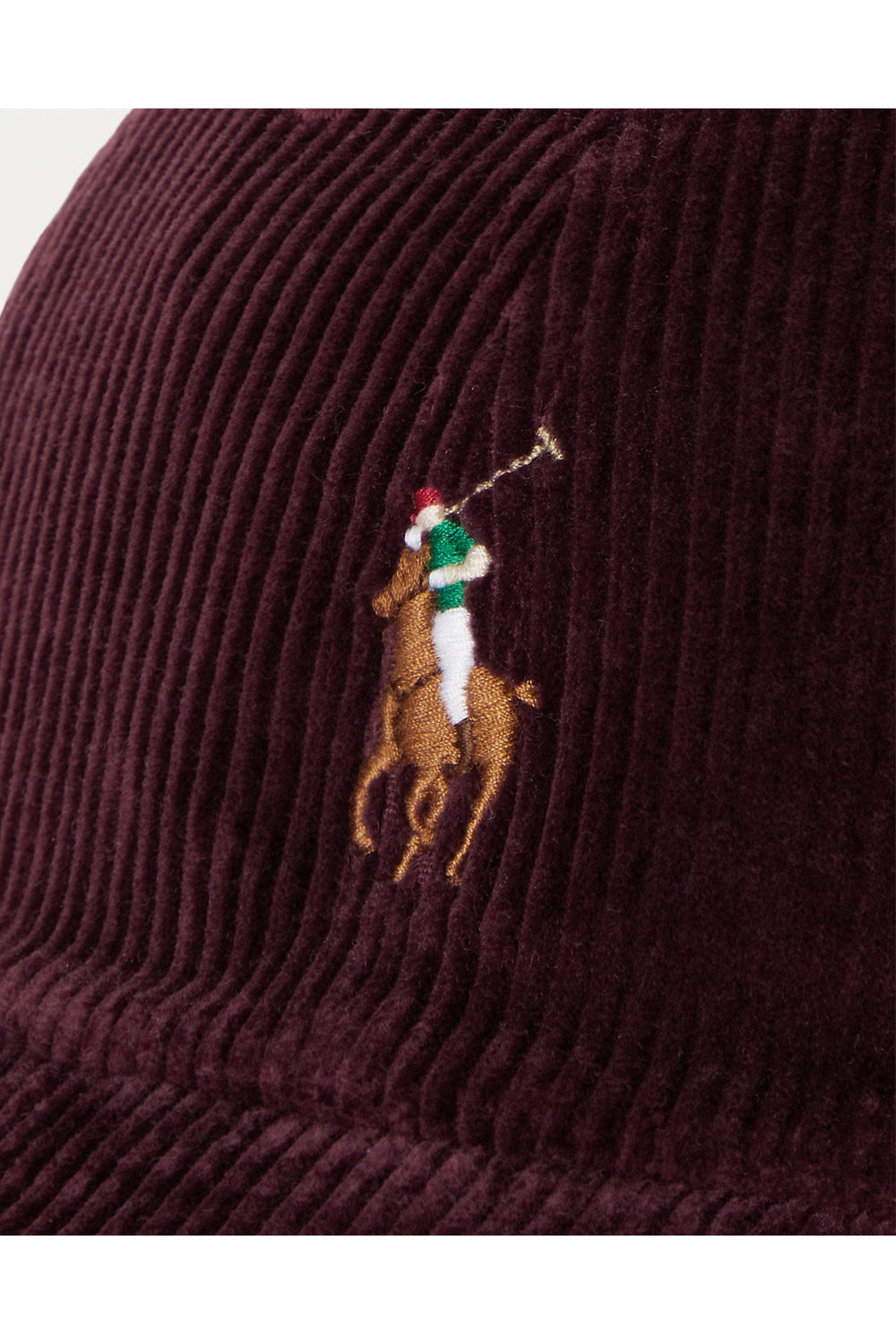 POLO RALPH LAUREN Cappellino baseball in velluto a coste