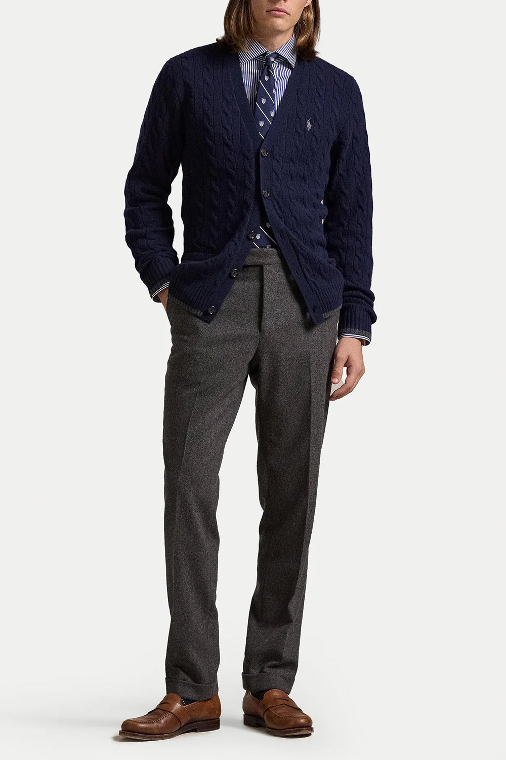 POLO RALPH LAUREN Cardigan in lana con bottoni