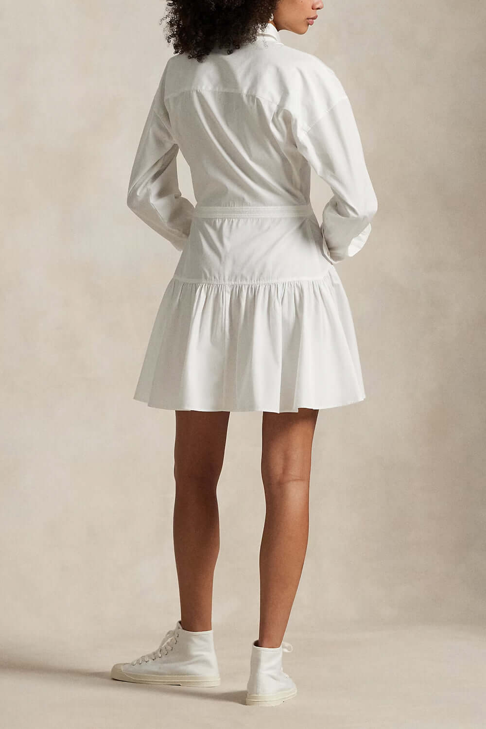 POLO RALPH LAUREN Chemisier a pannelli in popeline Uncategorized POLO RALPH LAUREN